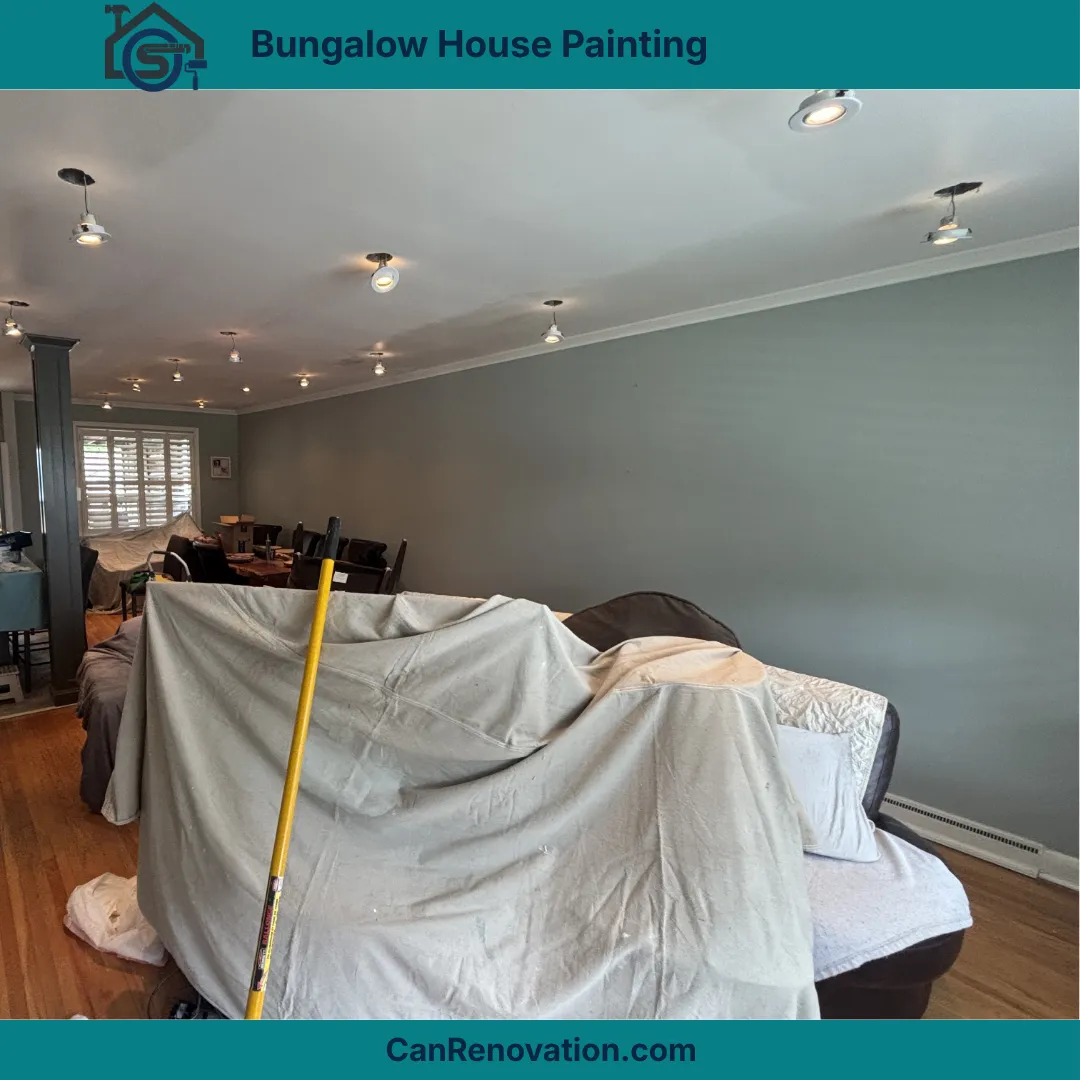 Bungalow Ground Floor Painting – Etobicoke